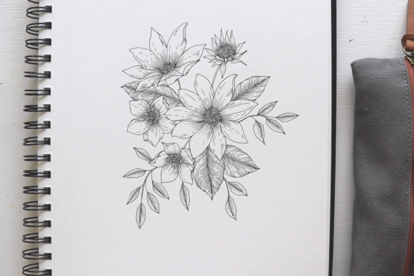 Download Floral Drawing Basics Part 2: Creating Your Floral Drawing - Floral drawing Collection