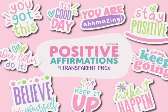 Download Positive Affirmations PNG Clipart Set - Positive affirmations png Collection